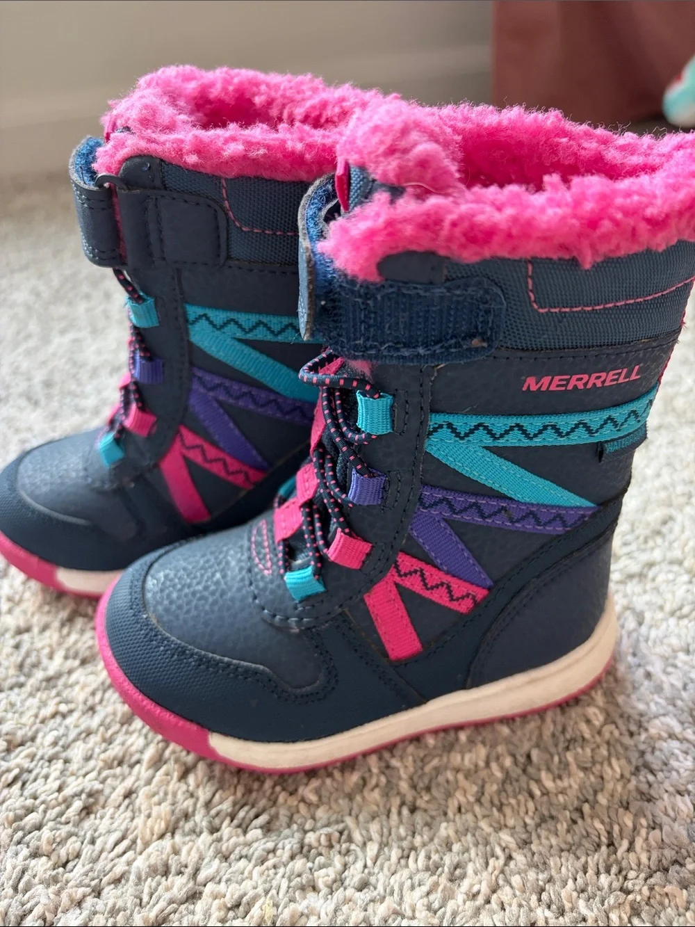 Toddler girl Merrell snow boots